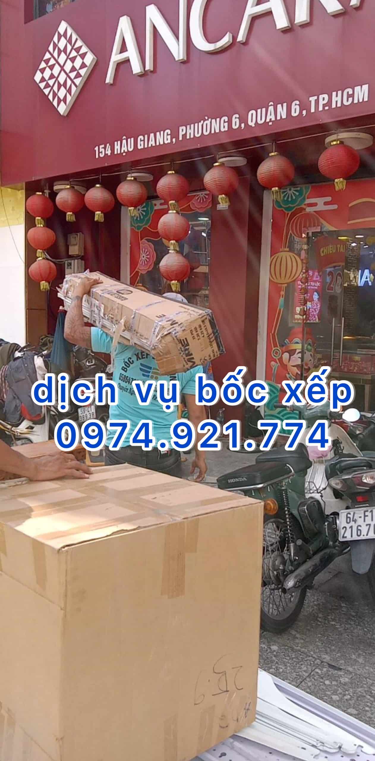 Bốc xếp giá rẻ KCN Đông Nam Củ Chi