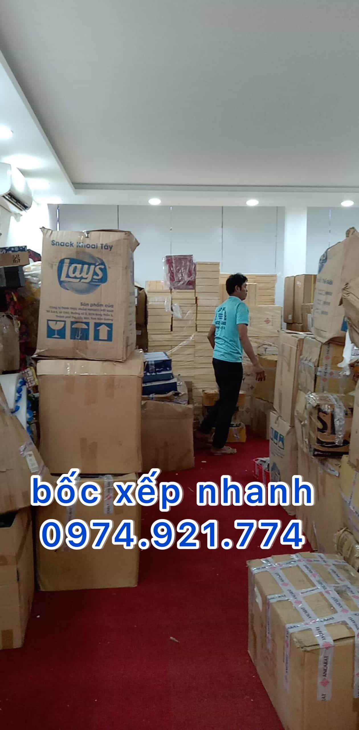 Bốc xếp giá rẻ KCN Đông Nam Củ Chi
