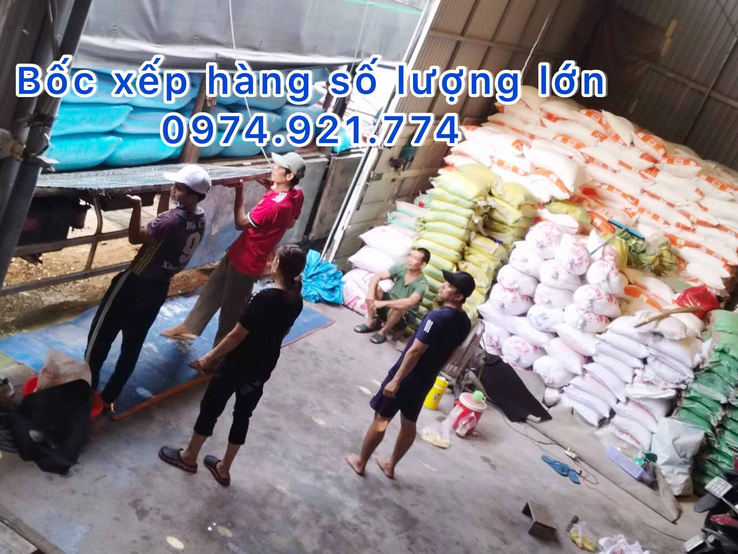 Giá bốc xếp rẻ nhất Củ Chi