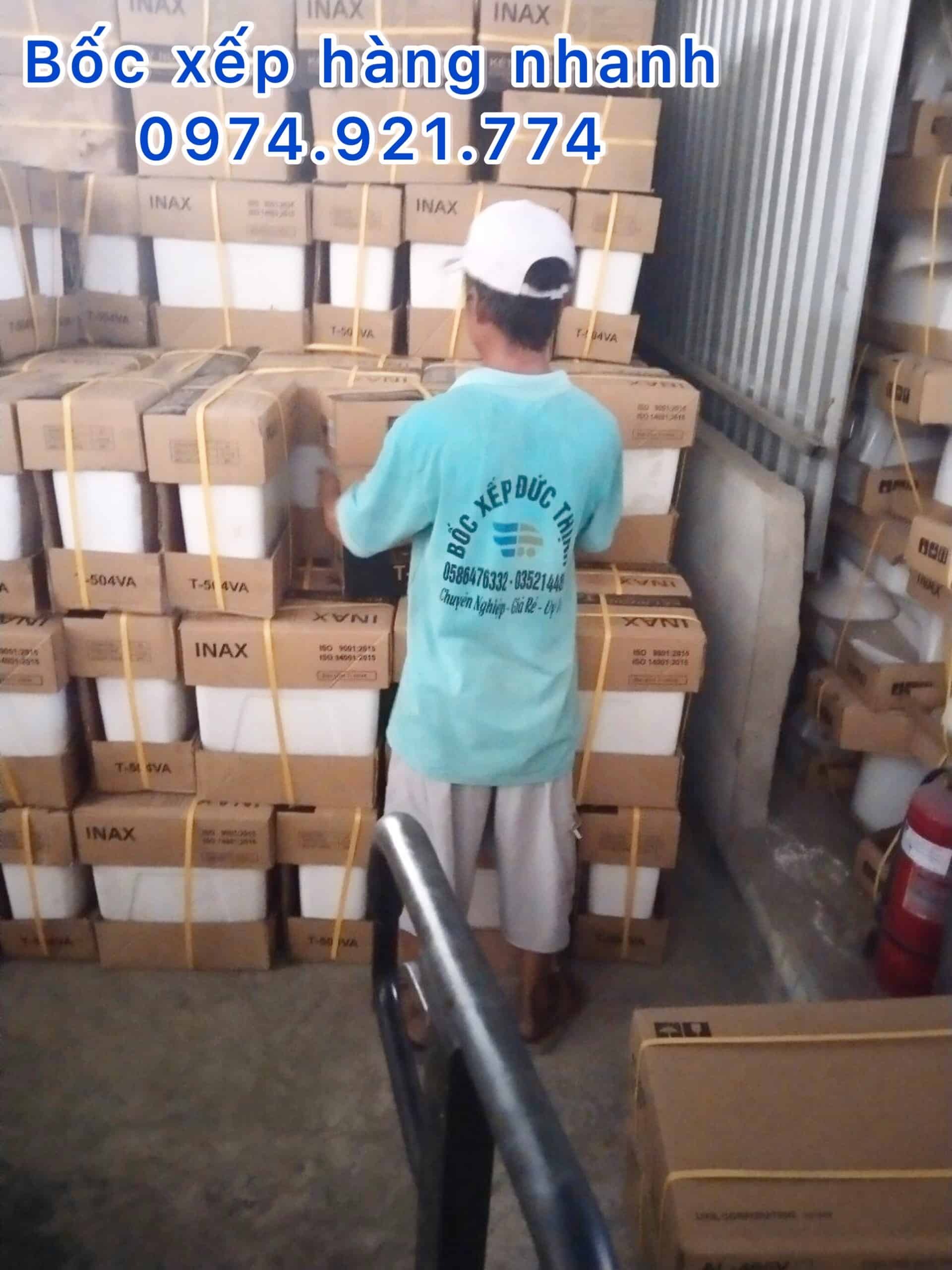 Giá bốc xếp rẻ nhất Củ Chi